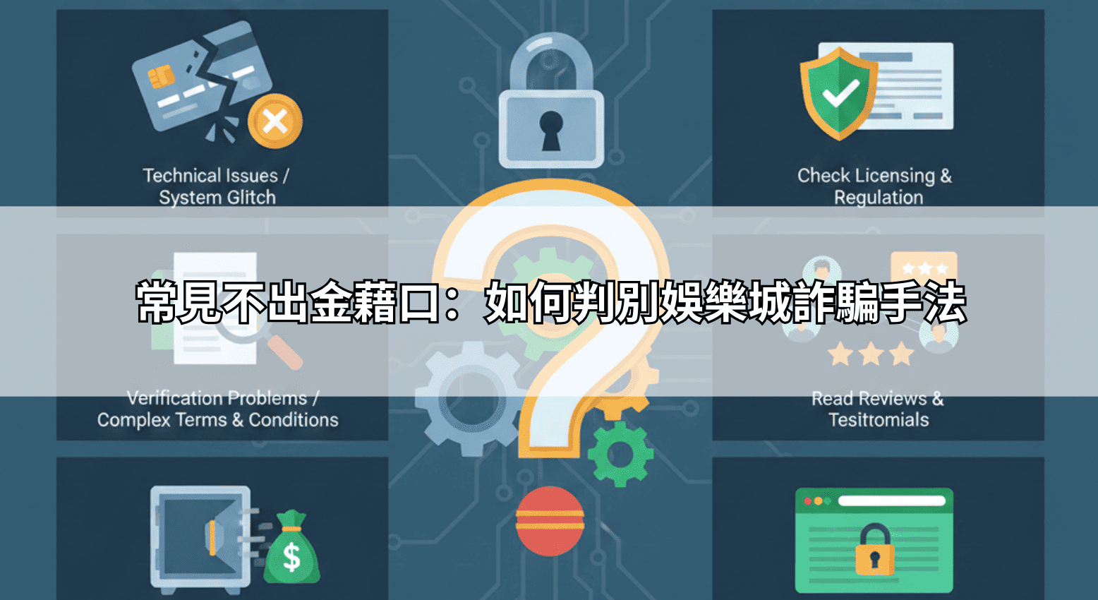 常見不出金藉口：如何判別娛樂城詐騙手法